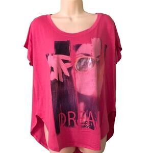 Cold Crush Oversized Graphic Tee Knit Top